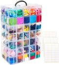Bead Organizer 7 Tier 70 grid Stackable Craft Tackle Storage Container by SGHUO
