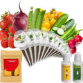 inbloom Fruit Seed Pod Kit for AeroGarden, Ahopegarden, GARDENCUBE, MUFGA, iDoo Hydroponics Growing System, 12-Pods (350+ Seeds Include Strawberry, Tomato, Cucumber, Pea, Ruby Queen Beet) by inbloomgarden