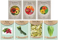 Set of 7 Beginner Gardener’s Seed Collection – Easy-to-Grow Flowers & Vegetables for New Gardeners – Non-GMO, Heirloom, High Germination – Sunflowers, Zinnias, Lettuce, Squash & More by FreedomFarms