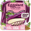 SVI 250 Long Purple Eggplant Heirloom Vegetable Seeds, Solanum melongena by SVI