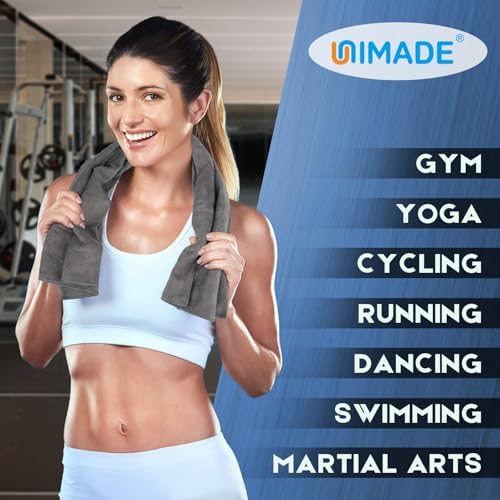 UNIMADE 48 Pack Gym Towels Set - Microfiber Salon Towels - Image 4