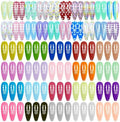 KUOM 100 Pcs Hair Clips,Metal Snap Hair Barrettes and Hair Clips for Girls,Kids,Women, Baby and Fine hair or Thick hair by KUBOM