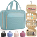 HOTOR Hanging Travel Toiletry Bag Women Men, Light Blue, Medium by HOTOR