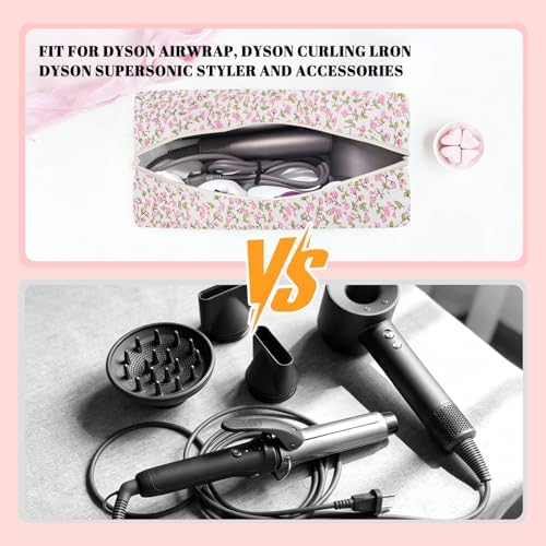 Hair Tools Travel Carrying Bag, Quilted Floral Bag for Shark Flexstyle - Image 2