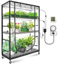 JESLED Indoor Greenhouse with Grow Light, 35.4x13.8x59IN by JESLED