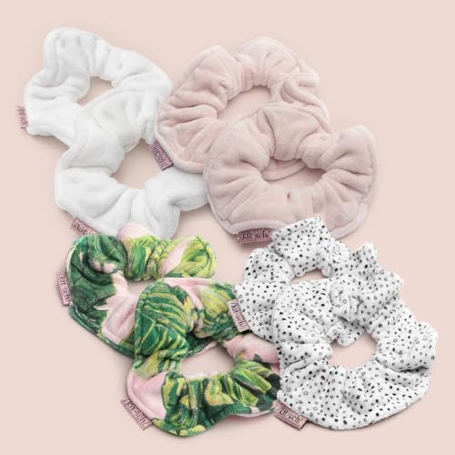 Kitsch Microfiber Quick-Dry Hair Towel Scrunchie - Micro Dot, 2pcs - Image 6