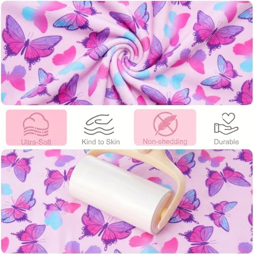 Basumee Microfiber Hair Towel Wrap for Kids Girls, Ultra Absorbent, 2 Pack - Image 6