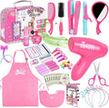 Hair Salon Toys for Girls, Beauty Salon Playset Pretend Hair Styling Set by Gifts2U