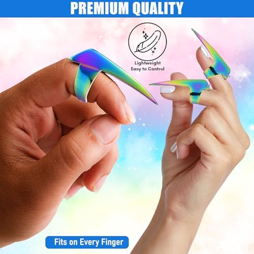 My Hair Tools Hair Parting & Sectioning Ring – Stainless Steel Finger Braiding Pick Tool for Dreadlocks, Wigs, Weaves, Hair Extensions – Quick Install Styling Tool for Salon & Home Use (CPF-15) - Image 2