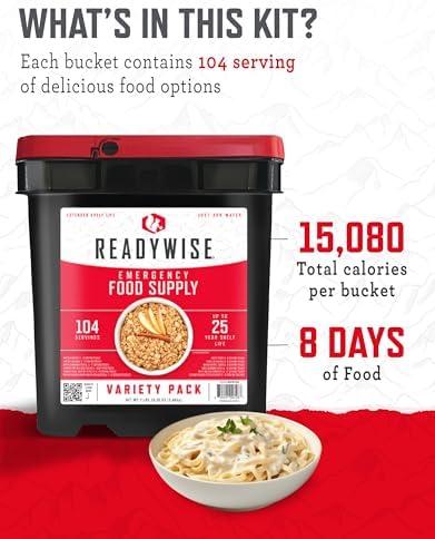 READYWISE Emergency Food Survival Supply, 104 Servings, Variety Bucket - Image 4
