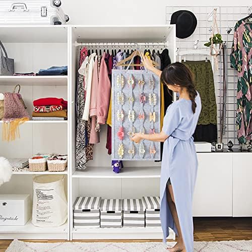 SMUK Large Hair Claw Clip Organizer Holder, Hanging Claw Clips Storage for Women Girls, Hair Clip Stand Holder for Wall, Door, Closet, Big Claw Clip Display for Teen Girls - Image 2