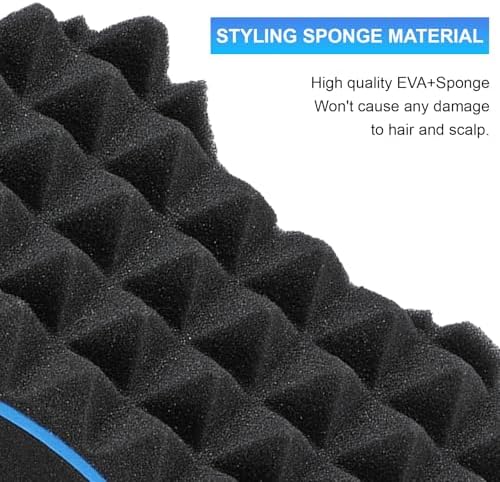 Hair Sponge for Curls, Small Holes Hair Sponges for Men Curls, Curling Sponge for Men Double-sided, Hair Sponges for Natural Hair Women, Twist Brush, Hair Twist Tool 1Pcs - Image 2
