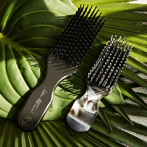 Black Detangler Brush by Felicia Leatherwood - For Kinky, Curly, Wavy 4c or Straight Hair - Tame Your Tangles Smooth Your Coils - Pain Free for All Ages - Image 6