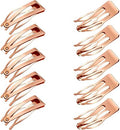 Chinco Rose Gold 24 Pcs Double Grip Hair Metal Snap Clips,2 Inch by Chinco