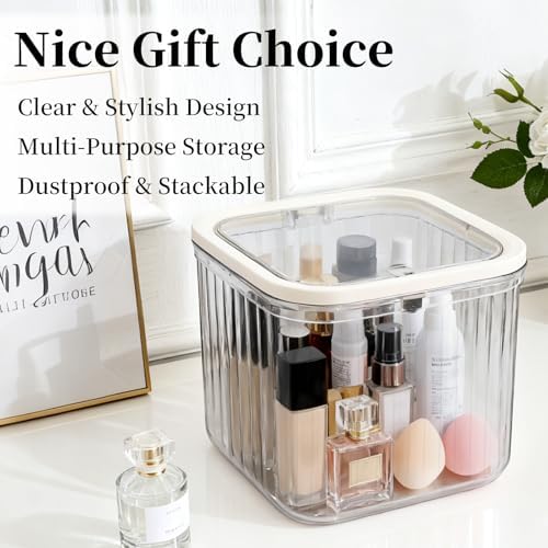 THMINS 2 Pack Hair Accessories Organizer for Girls,Plastic Storage Box - Image 2