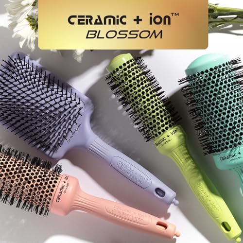 Olivia Garden Ceramic + Ion Round Thermal Hair Brush - Not Electrical - Professional Blowout Brush for Normal to Thick Hair - Image 6