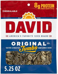 DAVID Jumbo Sunflower Seeds, Original Flavor, 5.25 oz. by DAVID