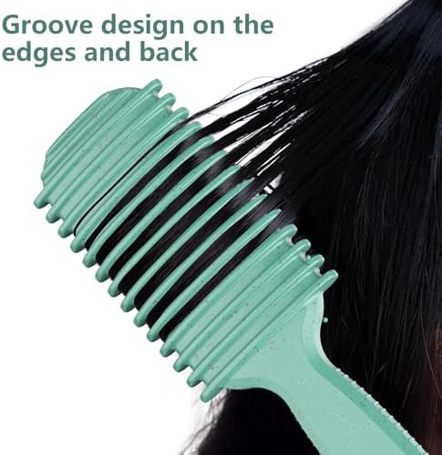 Curly Hair Brush, Curl Defining Brush, Hair Brush, Flexible, Curl Enhancing, Reduce Pulling (Green) - Image 5