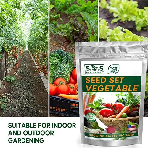 14,500+ Vegetable & Fruit Seeds - 33 Heirloom Varieties for a Bountiful Garden - Grow Tomatoes, Lettuce, Beans, More - Easy Garden Starter Kit - Planting Instructions - Image 3