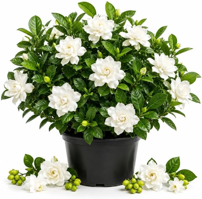 Frostproof Jasmine Plant Live for Planting, Fragrant White Flowering, Shrub Jasmines Vine Plant, 4 to 6 Inch Tall, No Pot by Unknown