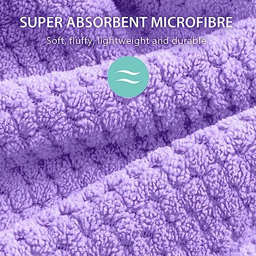 YFONG Larger Microfiber Hair Towel Wrap for Women, 30" X 40"Super Absorbent - Image 3