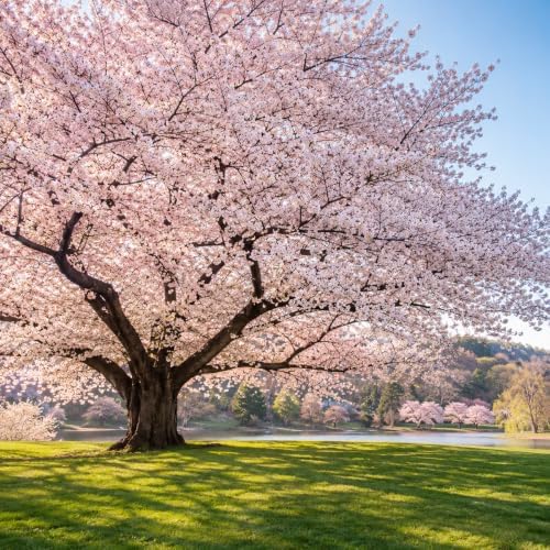 Set 2 Cherry Blossom Trees for Planting, Hardy Ornamental Flowering Cherry Tree in Home Garden, 5-10 Inch Tall, 2.5 Inch Pot, Dormant in Winter - Image 3