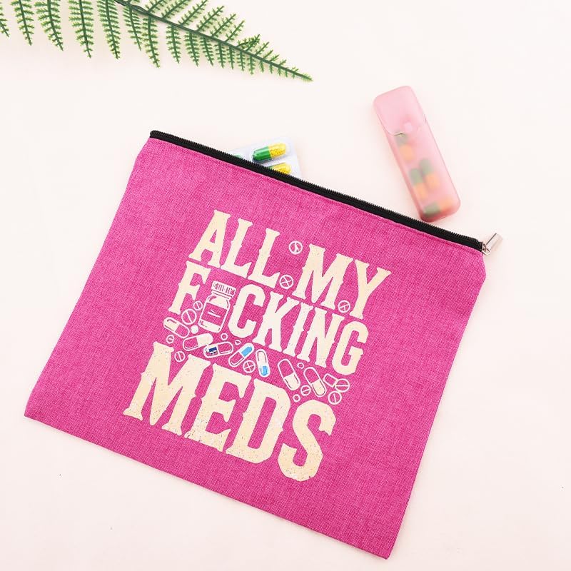 Funny Medicine Bag Gifts Nurse Practitioner Makeup Bag Pocket Pharmacy Pill Organizer Physician Assistant Pouch Medication Storage Container for Travel Doctor Novelty Gift Medical Christmas Gift Pouch - Image 7