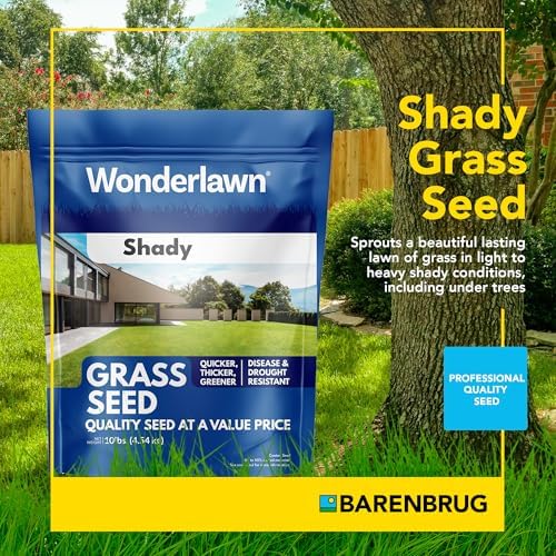 Barenbrug Wonderlawn Shady Grass Seed Mix for Lawn Care and Landscaping, 10 lbs. Bag - Image 2