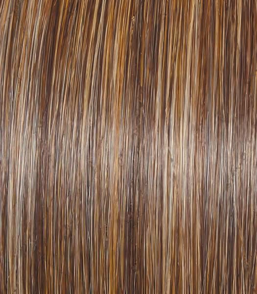 Raquel Welch Fierce And Focused Hand Tied Short Bob Wig by Hairuwear, Average Size Cap, RL11/25 Golden Walnut - Image 2