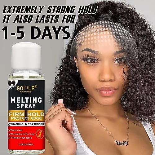 Hair Extension Adhesive Spray Kit - Lace Front Wig & Closure Glue, No Melt for Wigs & Extensions - Image 6