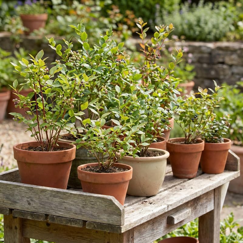 Black Huckleberry Live Plant, Berry Bush, 6-10 Inch Tall, 5 Inch Pot - Image 3