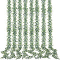 Sggvecsy Artificial Eucalyptus Garland 8 Pack Fake Eucalyptus Greenery Garland Faux Hanging Plants Artificial Vines, 5.6 Feet/Strand for Wedding Backdrop Arch Wall Table Party Outdoor Festival Decor by Sggvecsy
