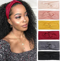 Kachanaa 6 Pcs Non-Slip Headbands for Women,Boho Hair Bands Soft Cross Elastic Head Bands Hair Accessories,Wear for Yoga Working Out Travel or Running by Kachanaa