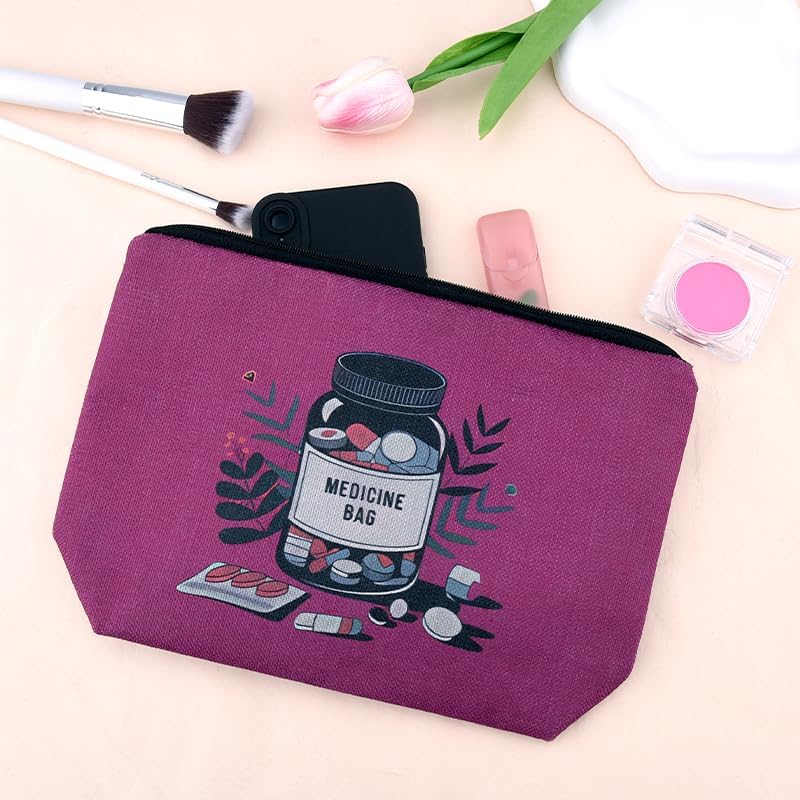 Medication Pouch Bag for Medicine Drug Pill Organizer for Travel Pharmacy Pouch Camp Medical Kit Bag Physician Practitioner Nurse Doctor Gifts Bags Pouches Get Well Soon Gifts for Hospital Patients - Image 7