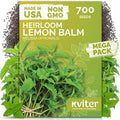 700 Lemon Balm Heirloom Herb Seeds for Planting, Melissa Officinalis by KVITER