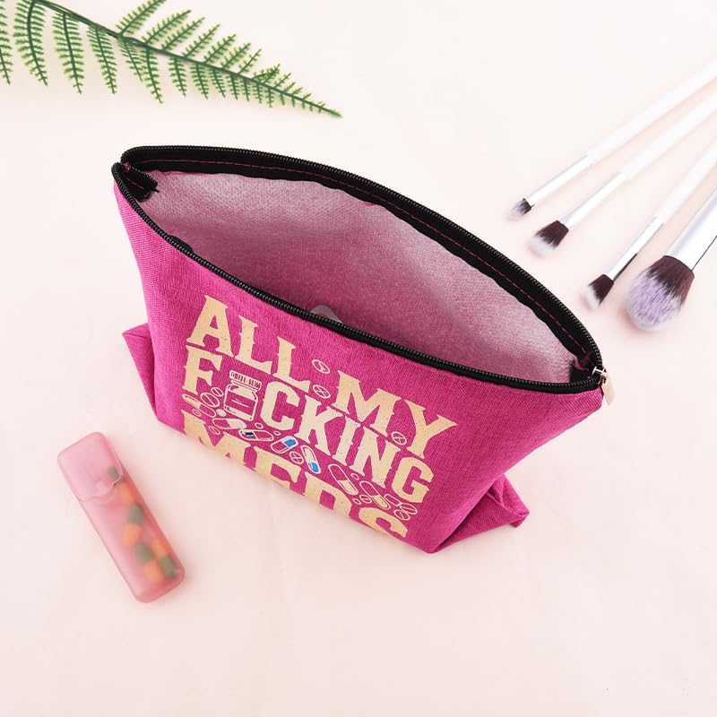 Funny Medicine Bag Gifts Nurse Practitioner Makeup Bag Pocket Pharmacy Pill Organizer Physician Assistant Pouch Medication Storage Container for Travel Doctor Novelty Gift Medical Christmas Gift Pouch - Image 6