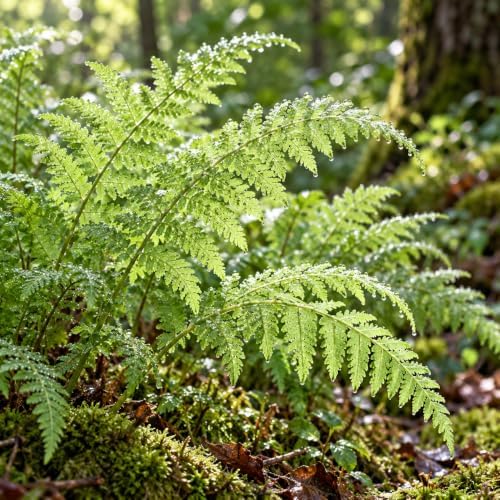 5 Hay Scented Fern Plants, Live Perennial Fern Bare Root Starters, Tall Decorative Greenery for Shaded Backyard and Garden Rows - Image 2