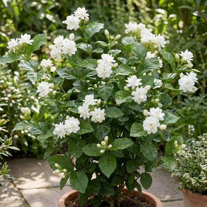 Maid of Orleans Jasmine Vine Live Plant, Patio Container Flower, 4-7 Inches - Image 6