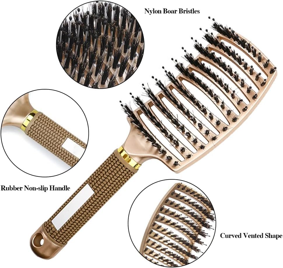8pcs Hair Brush Set for Women Hair Styling Designed for Family Daily Care - Image 6