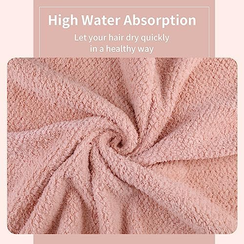 Microfiber Hair Towel Quick Dry Hair Towel Hair Drying Towels Suitable for All Kinds of Hair Ultra Absorbent Long and Thick Hair 20X40inch Grey (1pcs) - Image 6