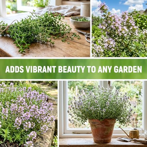 10,000+ Lemon Thyme Seeds for Planting – Creeping Thyme Ground Cover Herb, Fragrant Perennial Herb for Herb Garden, Walkways, Lawn Edging, Fence Line, Wall Cover & Pollinator Friendly Landscaping - Image 5