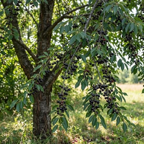 Black Cherry Tree in Quart Pot, Cherries Fruit Plant for Outdoor Garden - Image 5
