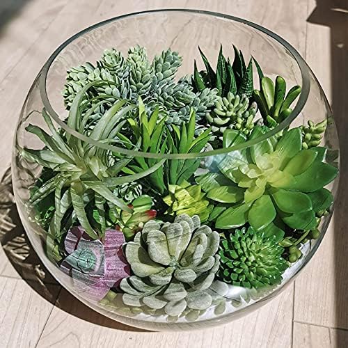 Winlyn 22 Pcs Bulk Artificial Succulents Plants Unpotted Small Aloe Hanging String of Pearls Cactus Green Fake Succulents for Succulent Garden Arrangement Centerpiece Wall Indoor Outdoor Home Decor - Image 2