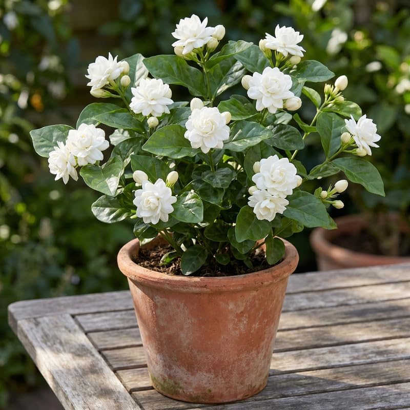 Grand Duke Jasmine Vine Live Plant, Patio Container Flower, 4-7 Inches - Image 2