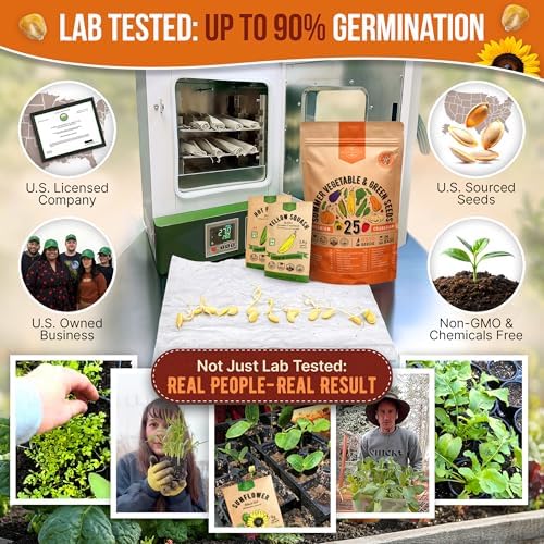 Organo Republic 25 Summer Vegetable Garden Seed Variety Pack - 6,510+ Non-GMO Heirloom Veggie & Greens Seeds for Outdoors & Indoor Home Garden, Including Collards, Pepper, Okra, Onion, Bean, Cucumber - Image 2