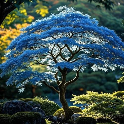 17+ Rare Japanese Maple Tree Seeds for Planting (Acer Palmatum) - Features Attractive Silver-Gray Foliage, Ornamental Tree for Bonsai & Garden Outdoor - Image 2