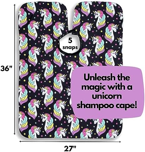 Plum Hill Kids Pink Leopard Hair Cutting Cape - Toddler XS-Small - Image 5