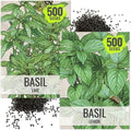 Seed Needs Basil Seeds Duo Pack - Non-GMO & Heirloom Lemon & Lime by SeedNeeds