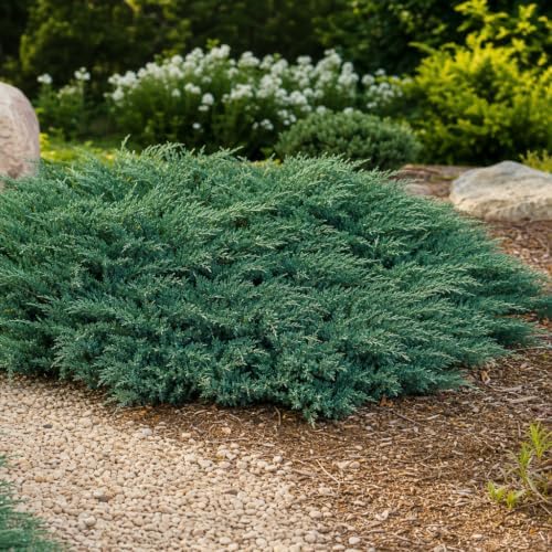 Juniper Bar Harbor - 50 Live Plants - Juniperus Horizontalis - Drought Tolerant Cold Hardy Evergreen Ground Cover - Image 4