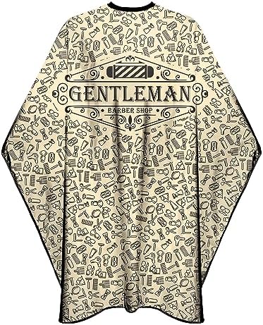 Pelocapa Barber Cape for Men Hair Salon Cape with Snaps Waterproof Professional Hairdresser Designer Cape Gown- 63”× 56” - Image 6